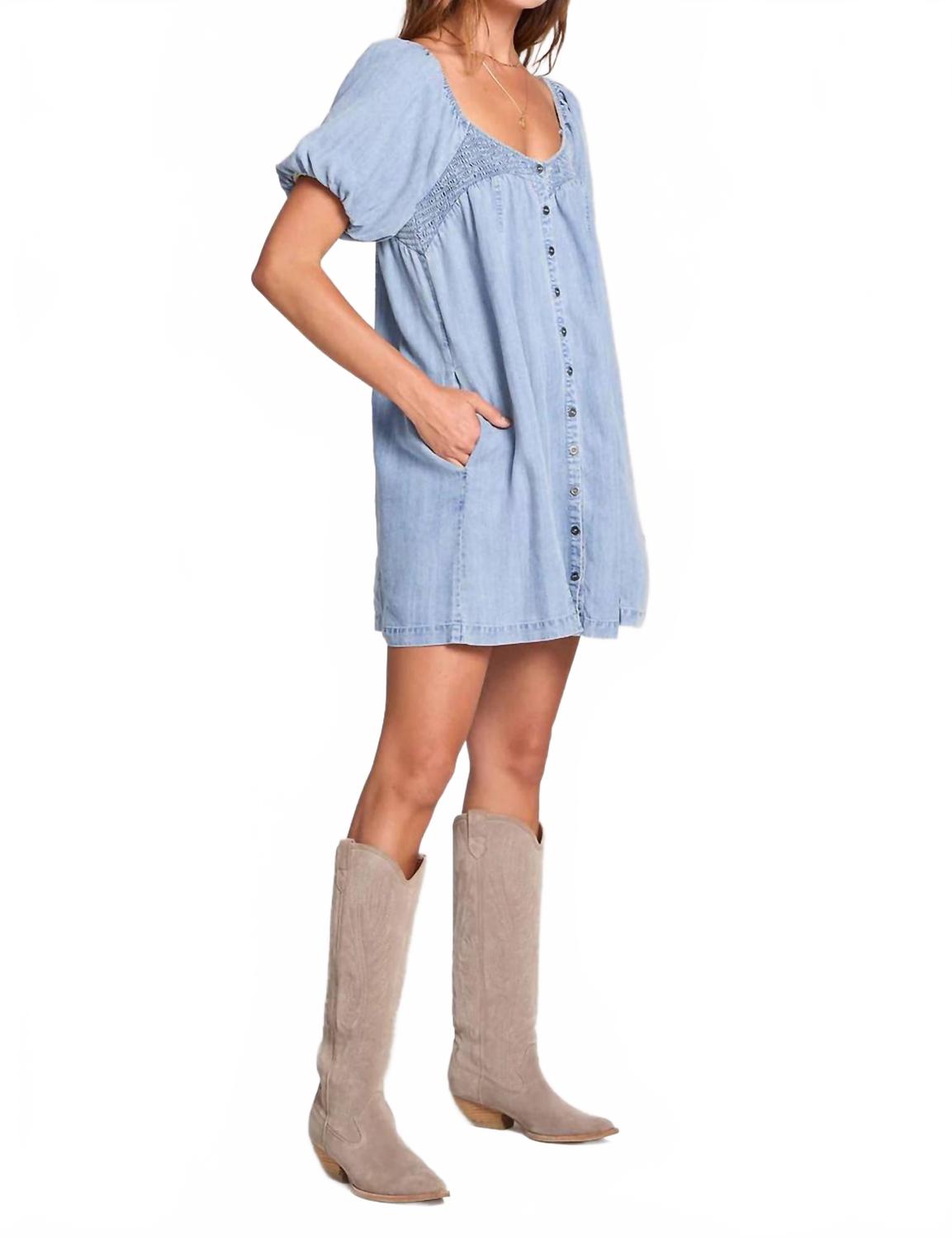 Seymore Mini Dress In Vintage Indigo