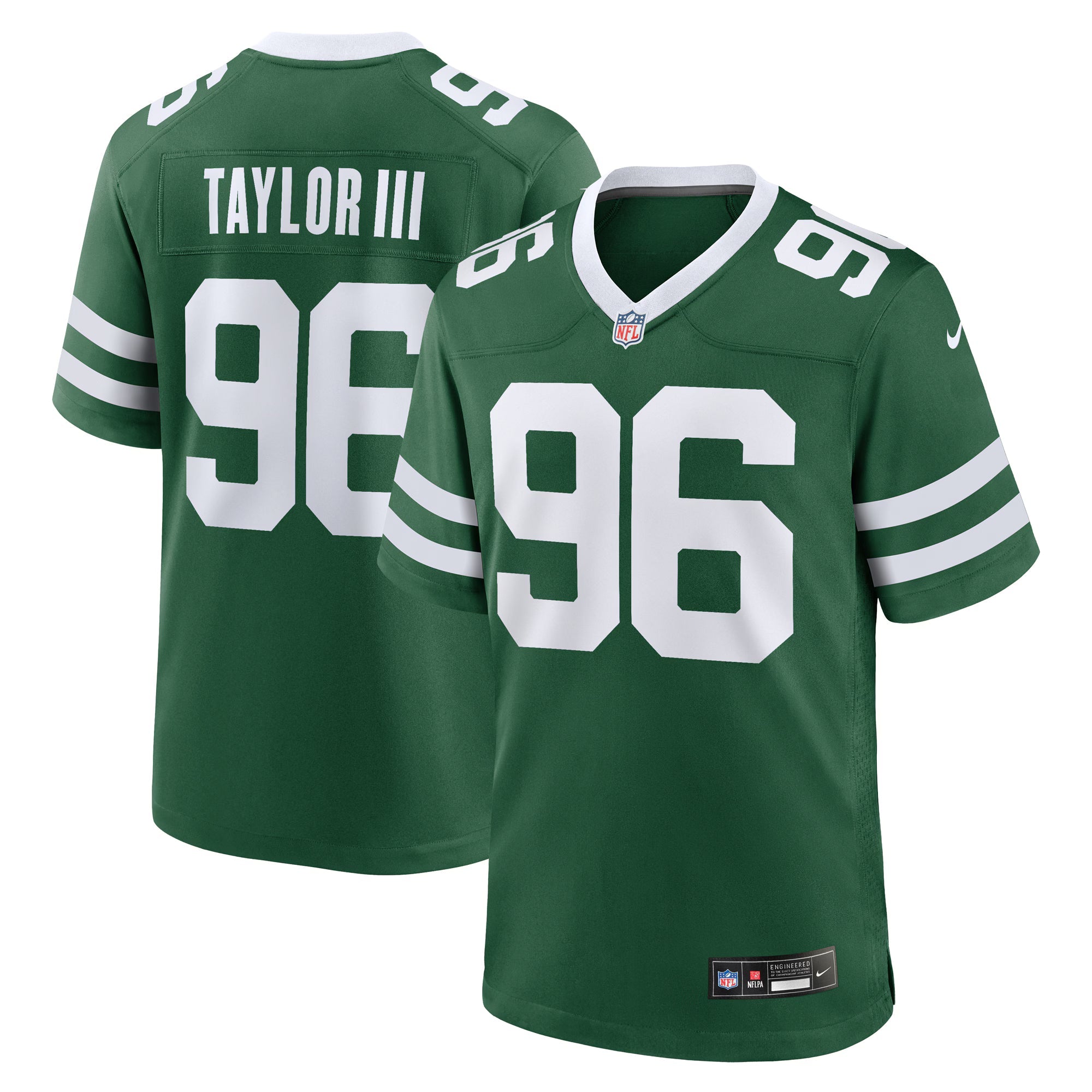 New York Jets Leonard Taylor III Legacy Green Team Game Jersey