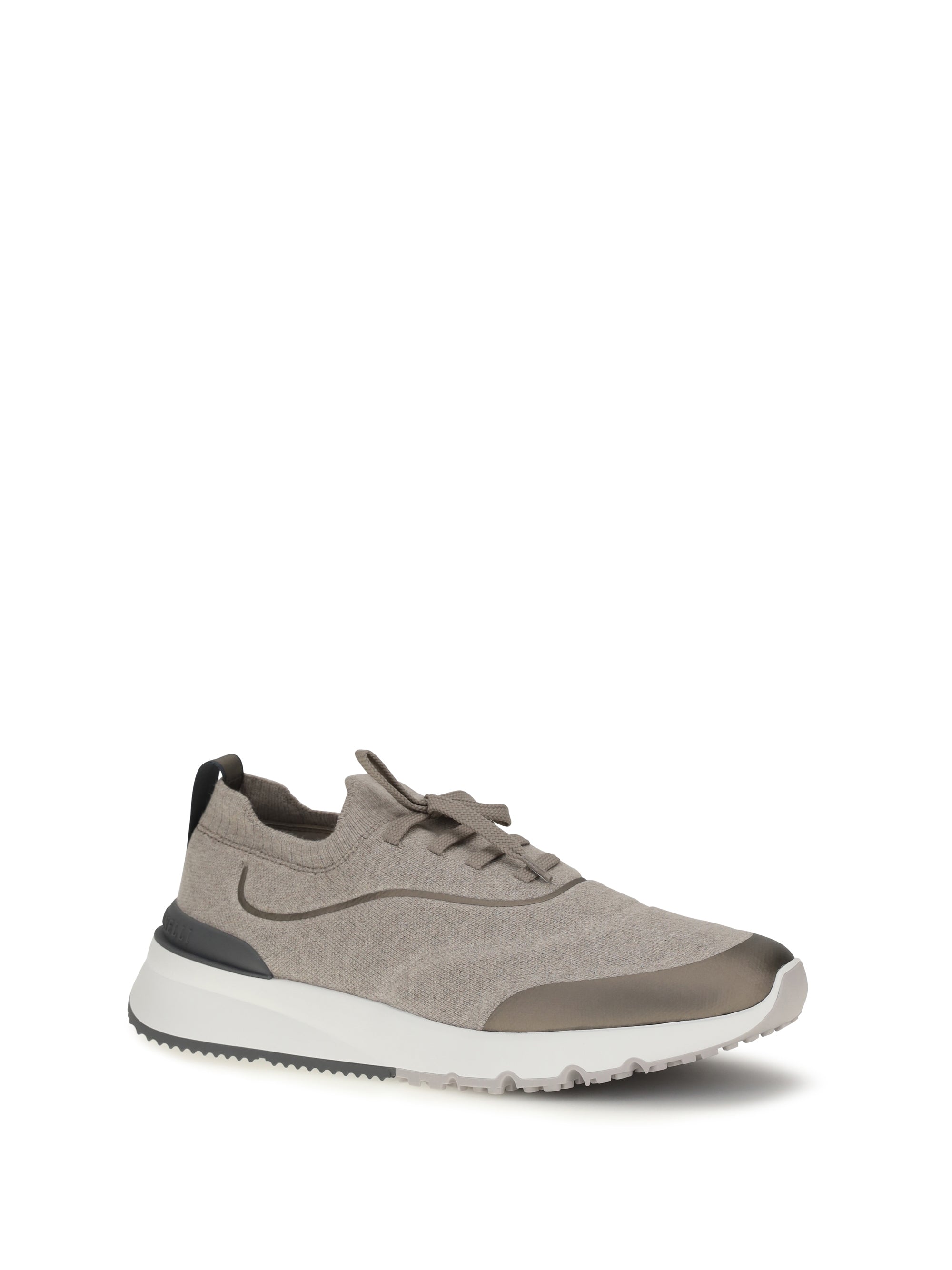 Brunello Cucinelli Men Techno Cotton Knit Sneakers Runners