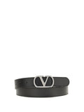 Valentino Garavani Men Vlogo Signature Leather Belt