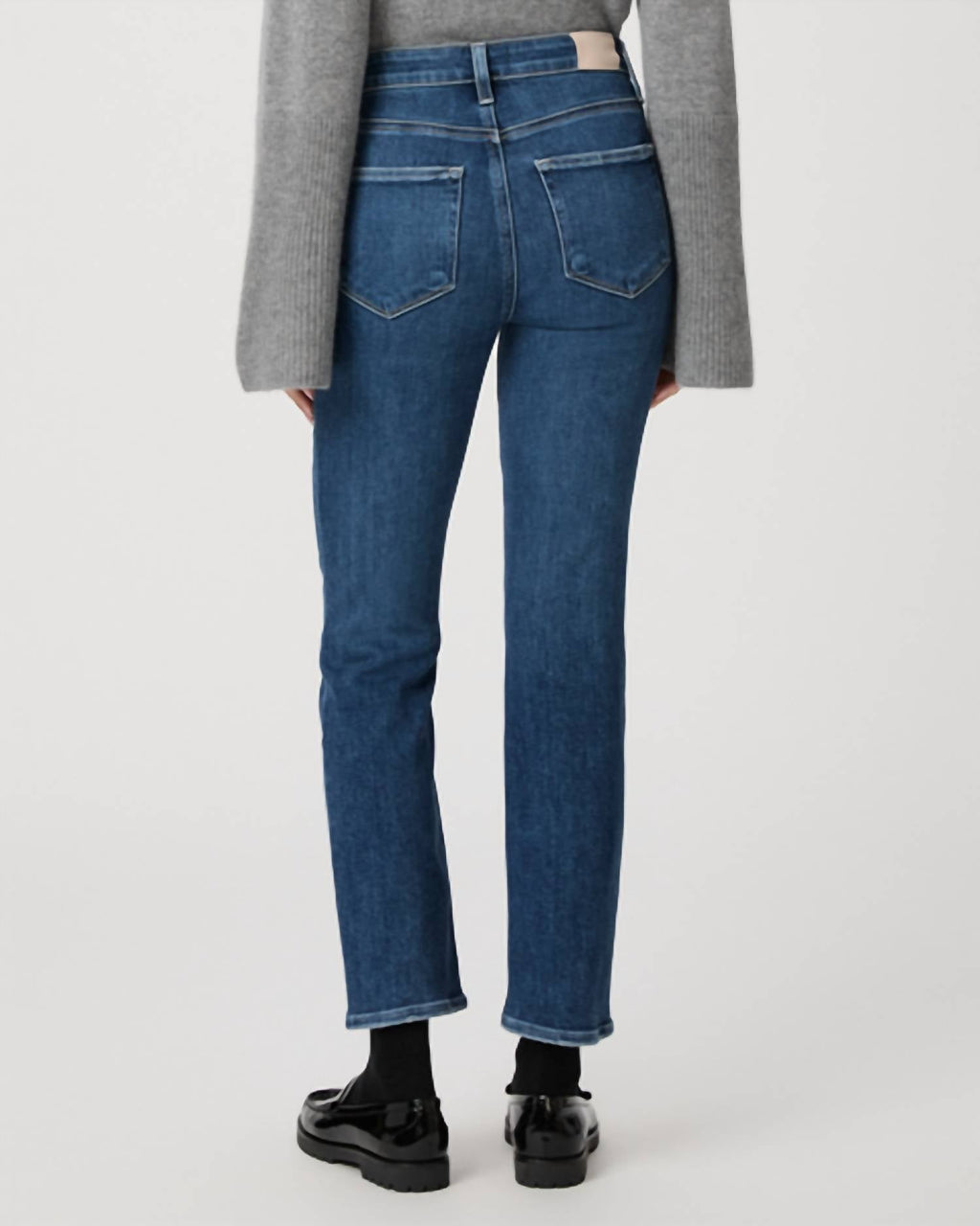 Cindy Clean Hem High Rise Jeans In Arpeggio