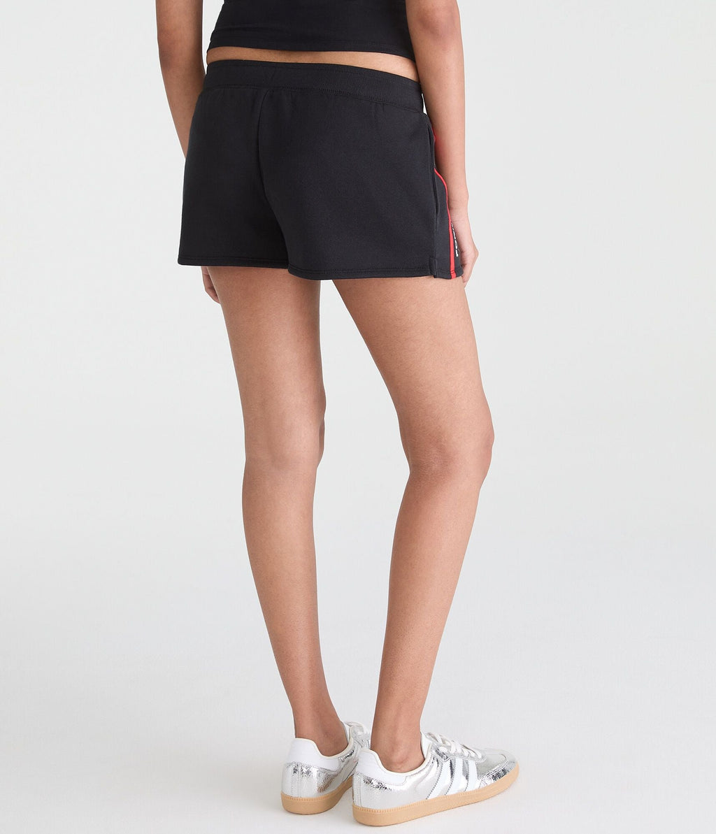 Aeropostale Formula 1 Racing Low-Rise Fleece Shorts