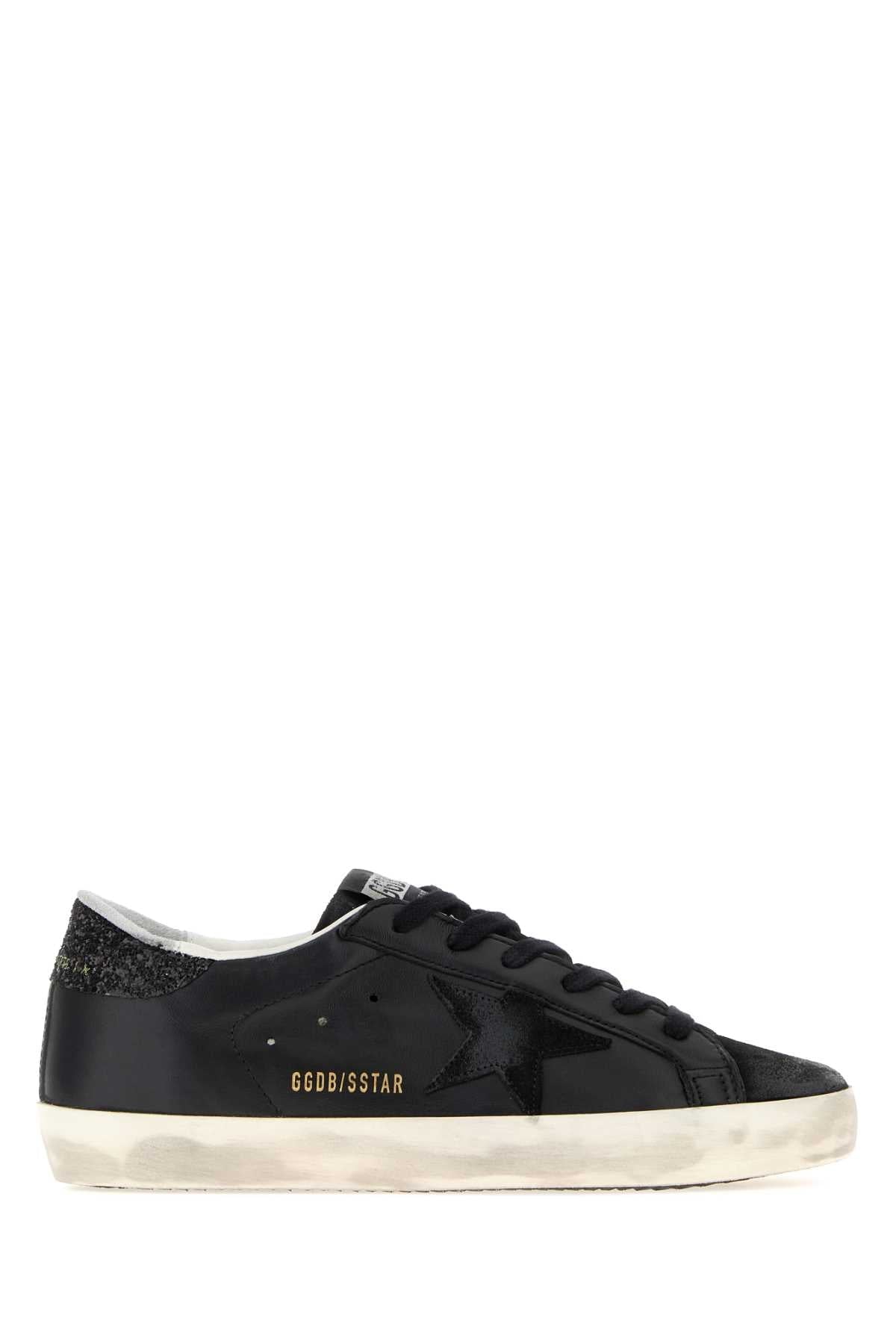 Golden Goose Deluxe Brand Women Black Leather Superstar Sneakers