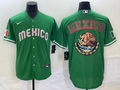 Men's 2023 World Baseball Classic Mexico Green Replica Baseball jersey