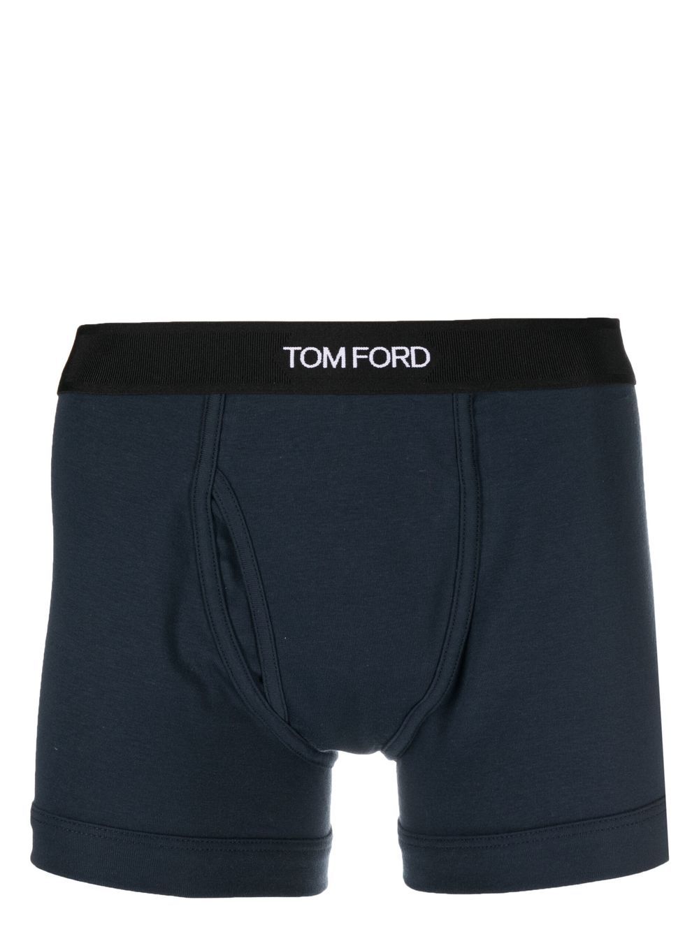 Tom Ford Men Logo-Waistband Cotton Boxer Briefs