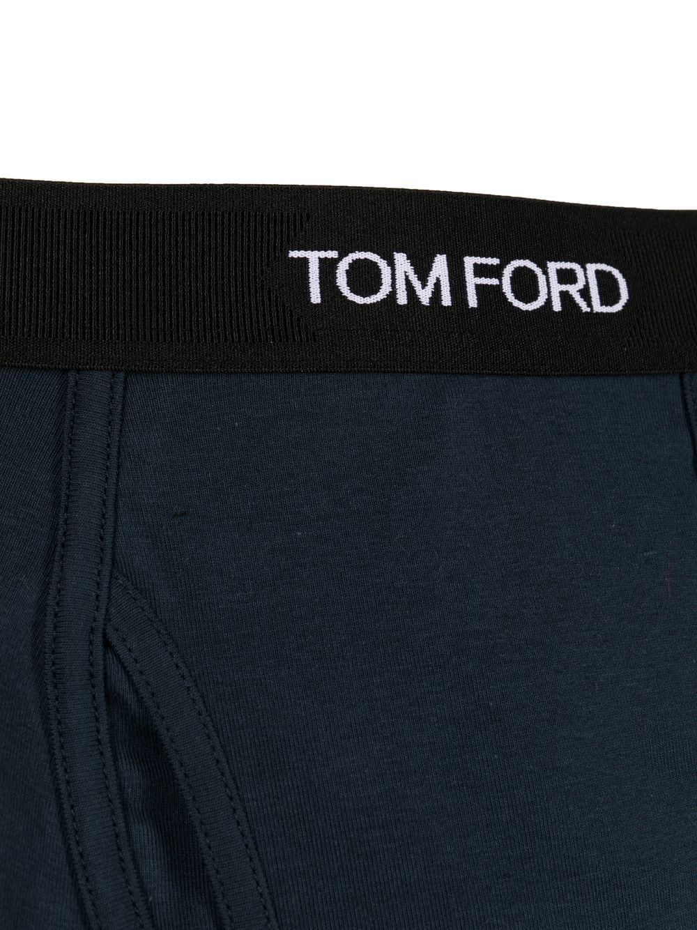 Tom Ford Men Logo-Waistband Cotton Boxer Briefs