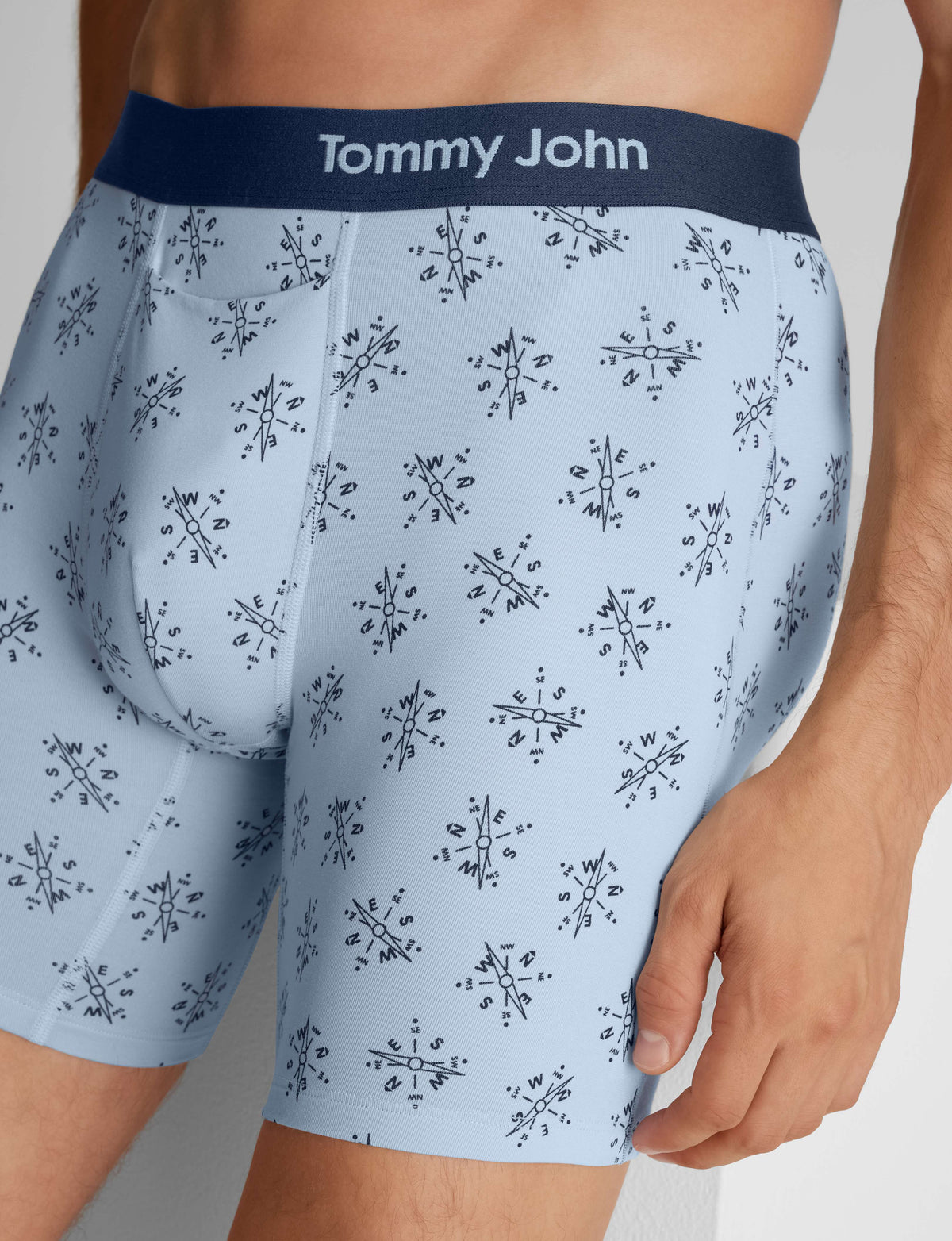 Men's Cool Cotton Mid-Length Boxer Brief 6"