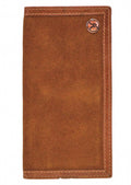 Roughy Leather Rodeo Wallet In Tan/brown