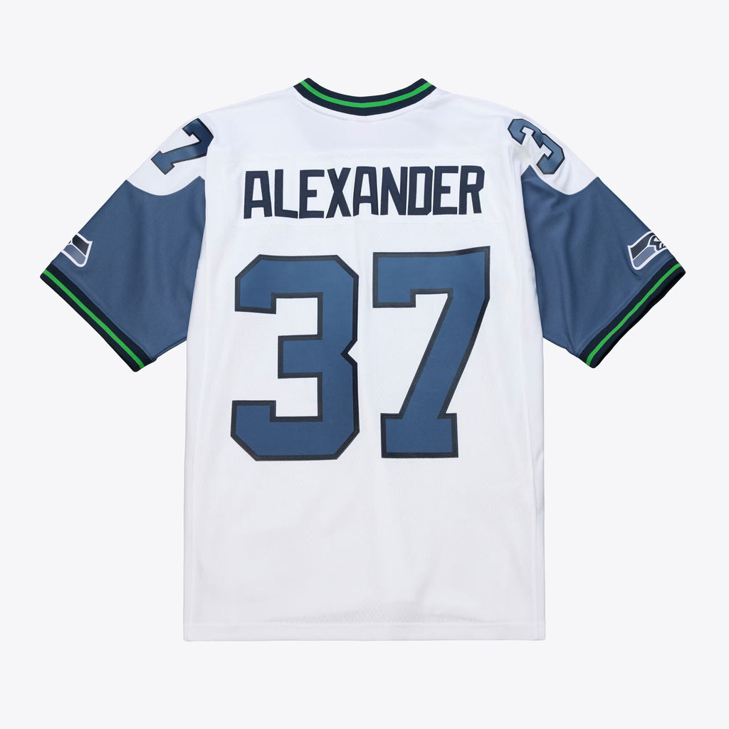 Seattle Seahawks Shaun Alexander Mitchell & Ness White 2005 Legacy Throwback Replica Jersey