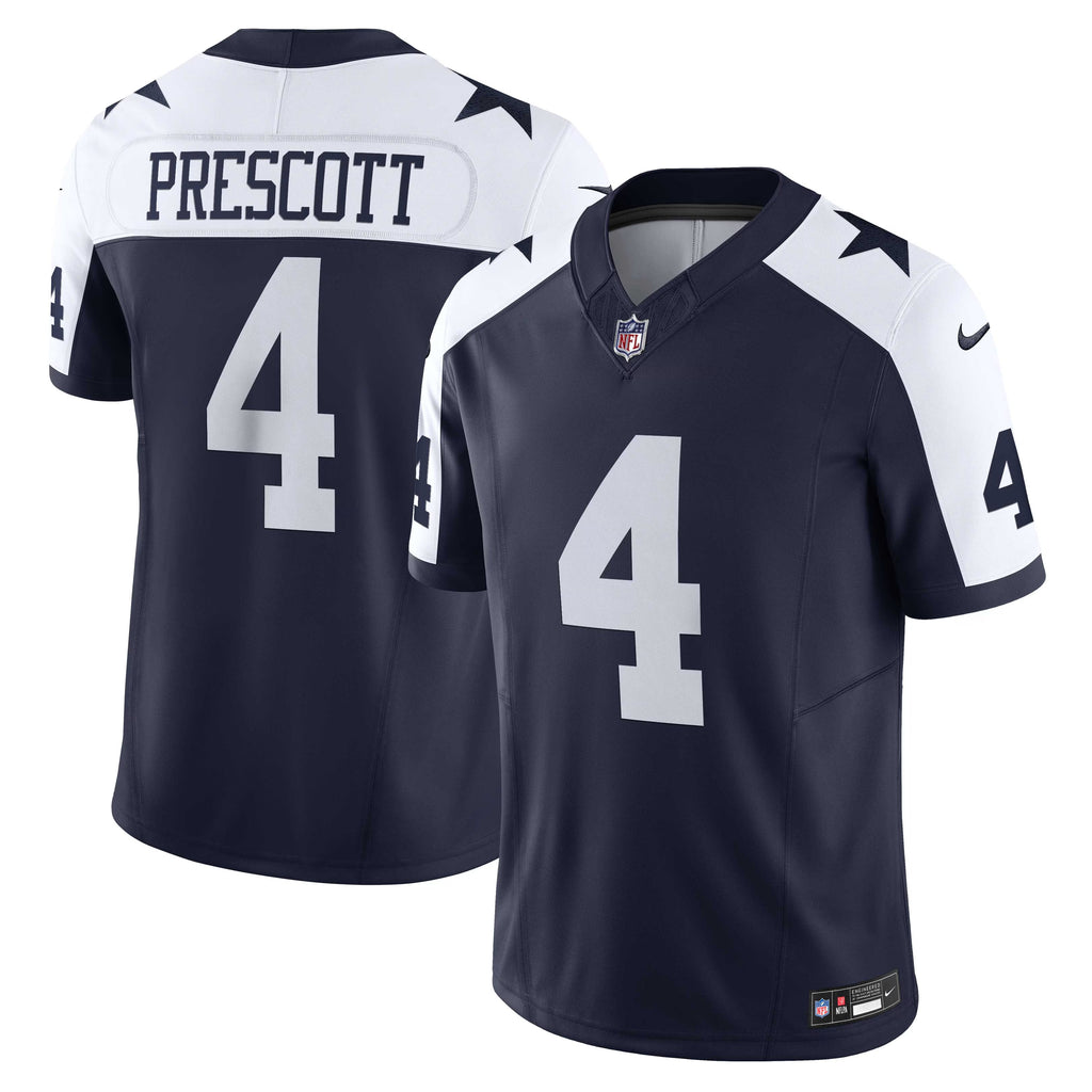 Dallas Cowboys Dak Prescott Navy Vapor F.U.S.E. Limited Jersey