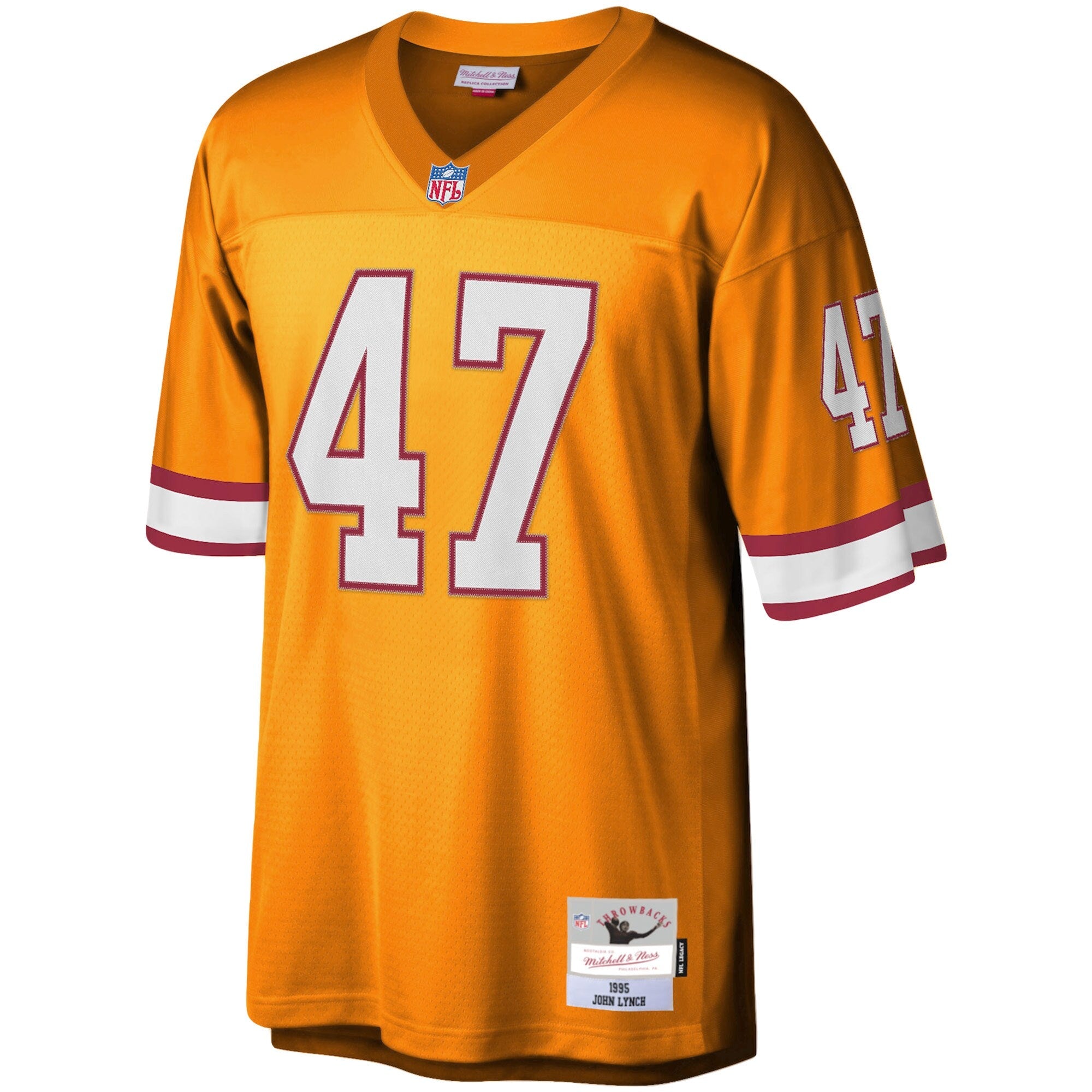 Tampa Bay Buccaneers John Lynch Mitchell & Ness Orange Legacy Replica Jersey