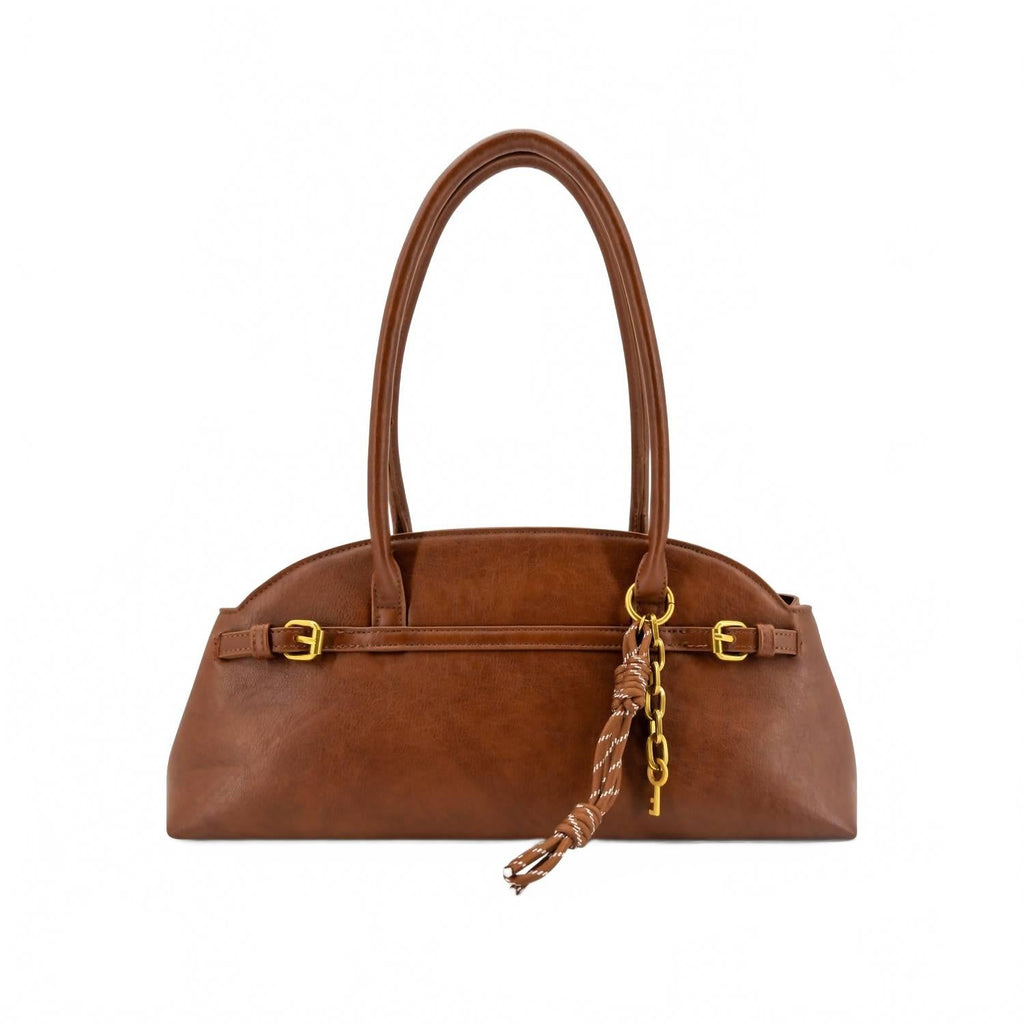Women's Liorah Crescent Shoulder Bag In Brown