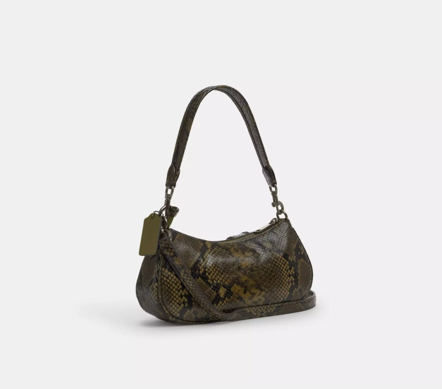 NWT Coach Leather Ashton Bag With Snake Print