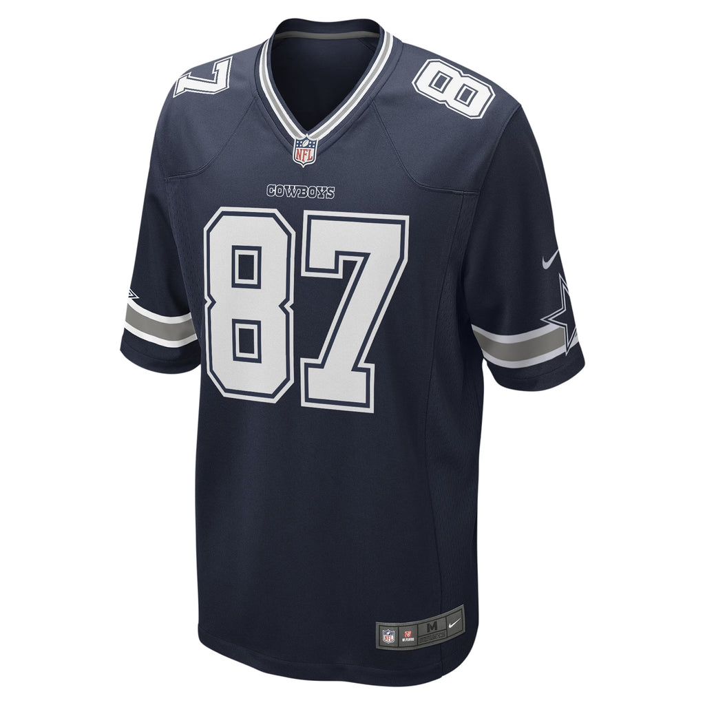 Dallas Cowboys Jake Ferguson Navy Team Game Jersey