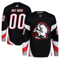 Men's Buffalo Sabres Black Alternate Authentic Custom jersey
