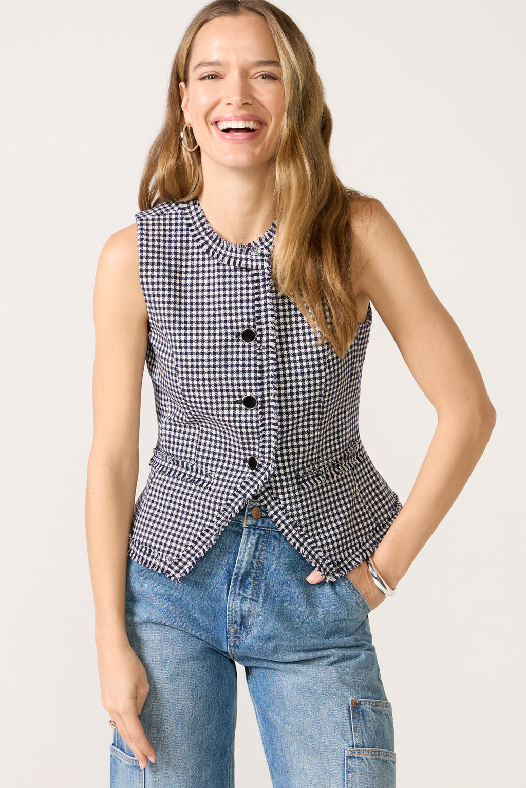 Women's Fray Edge Vest