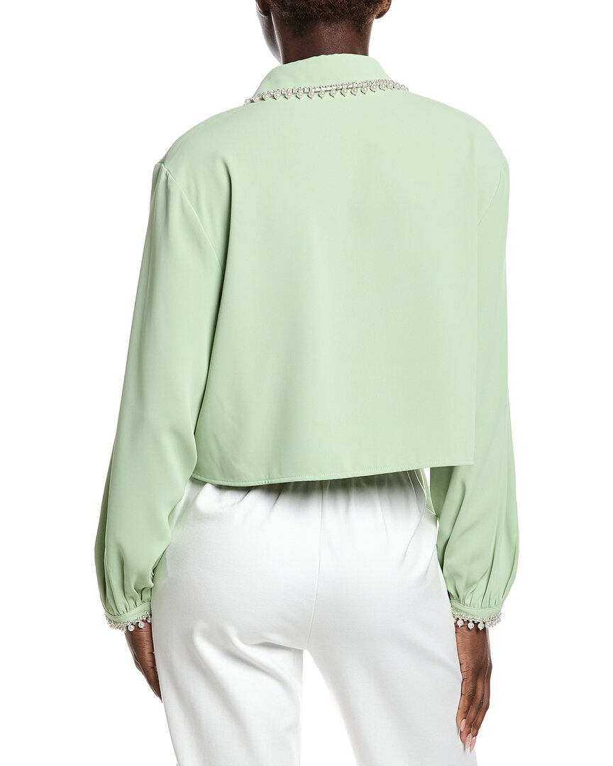 Gracia Pearl Beaded Crop Top
