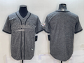 Men's Pittsburgh Steelers Gray Blank jersey
