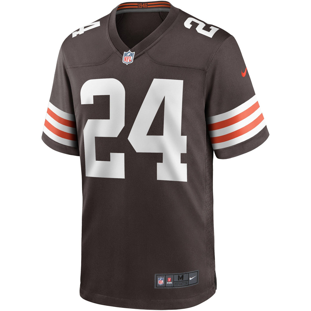 Cleveland Browns Nick Chubb Brown Game Player Jersey