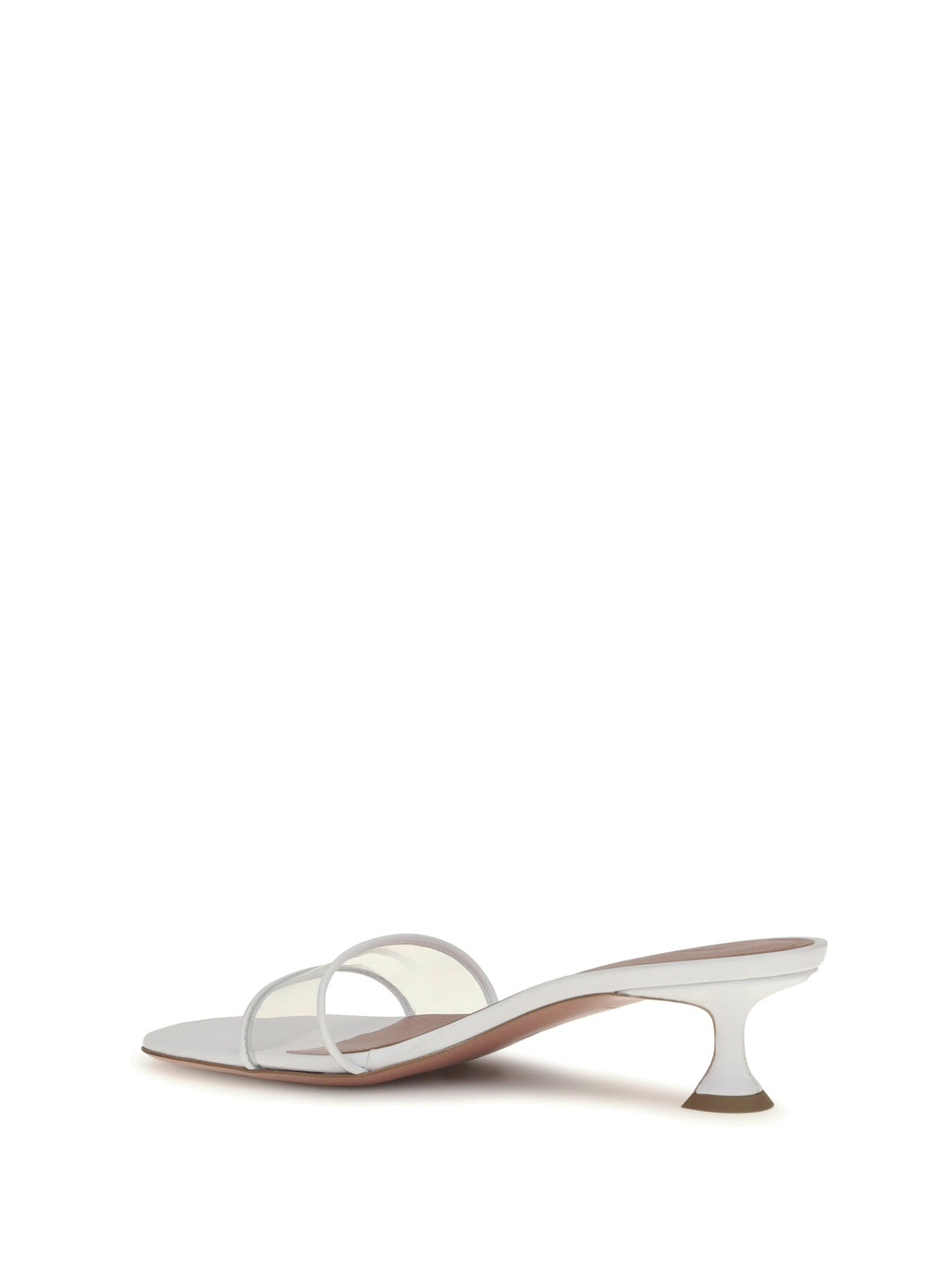 Amina Muaddi Women Andreea Glass Mule Sandals