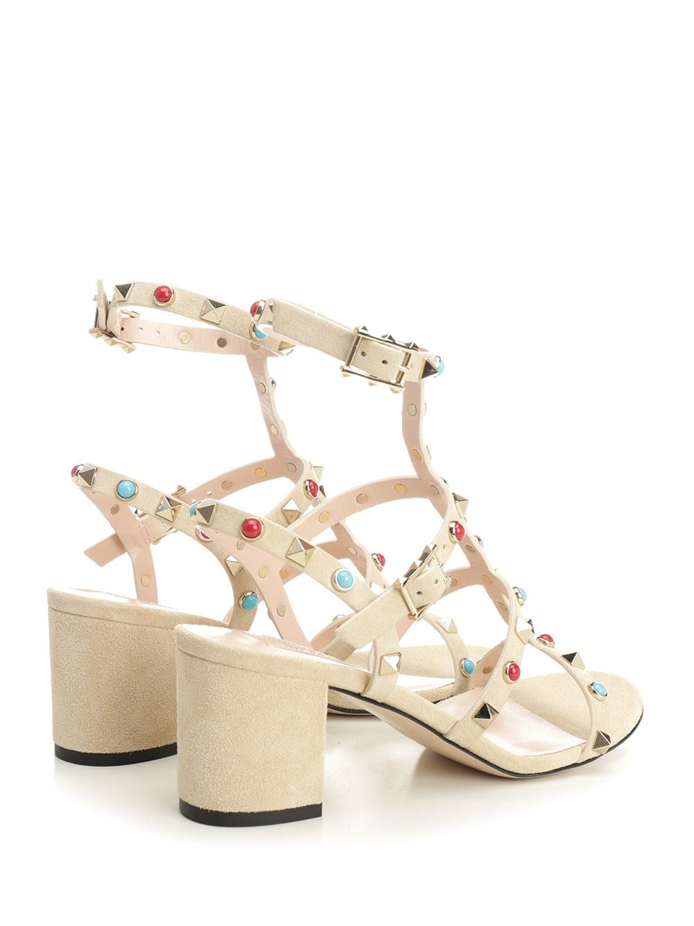 Valentino Garavani Women Rockstud Suede Sandals