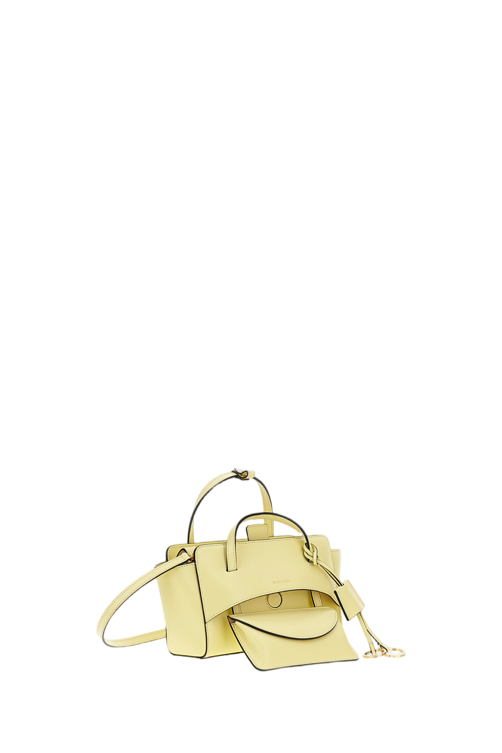 Yellow Flap S Leather Crossbody Bag