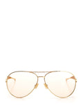 Bottega Veneta Women "Sardine" Aviator Sunglasses