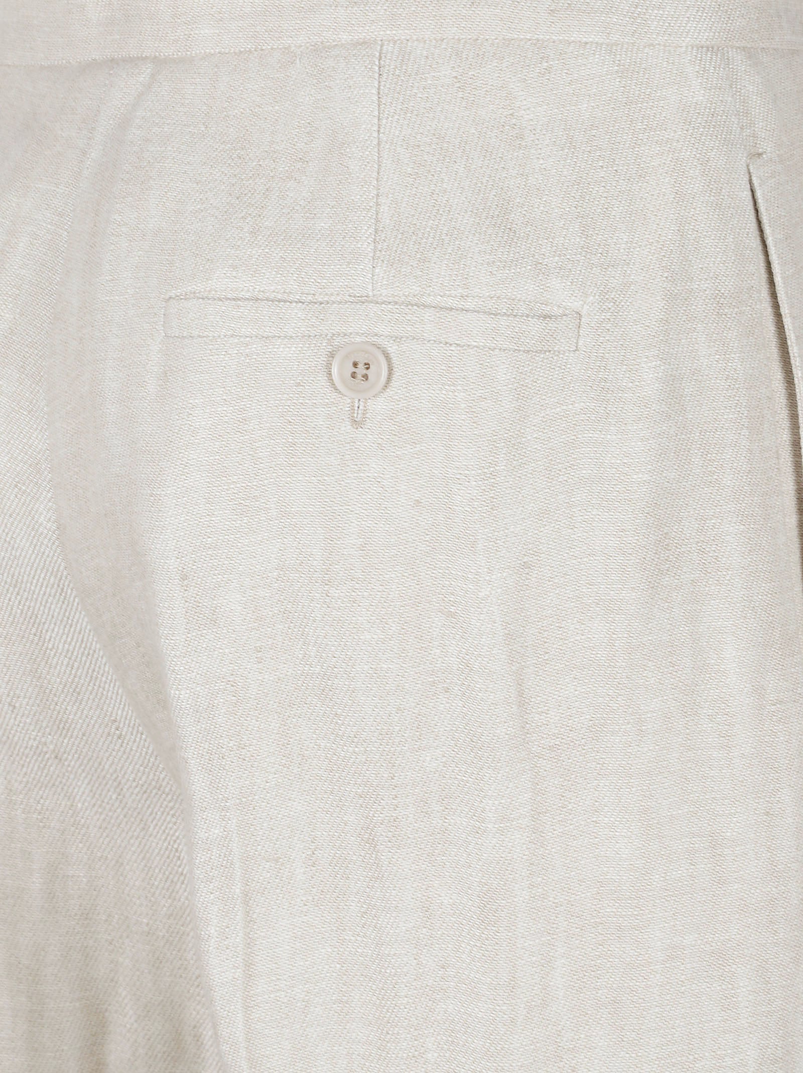 Straight-Leg Tailored Trousers With Subtle Crease