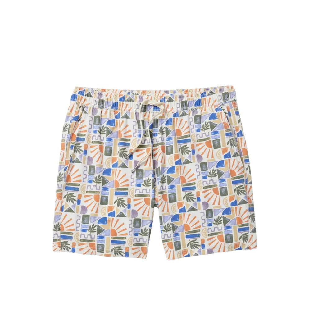 Bungalow Swim Trunks In Beach Sun Tile