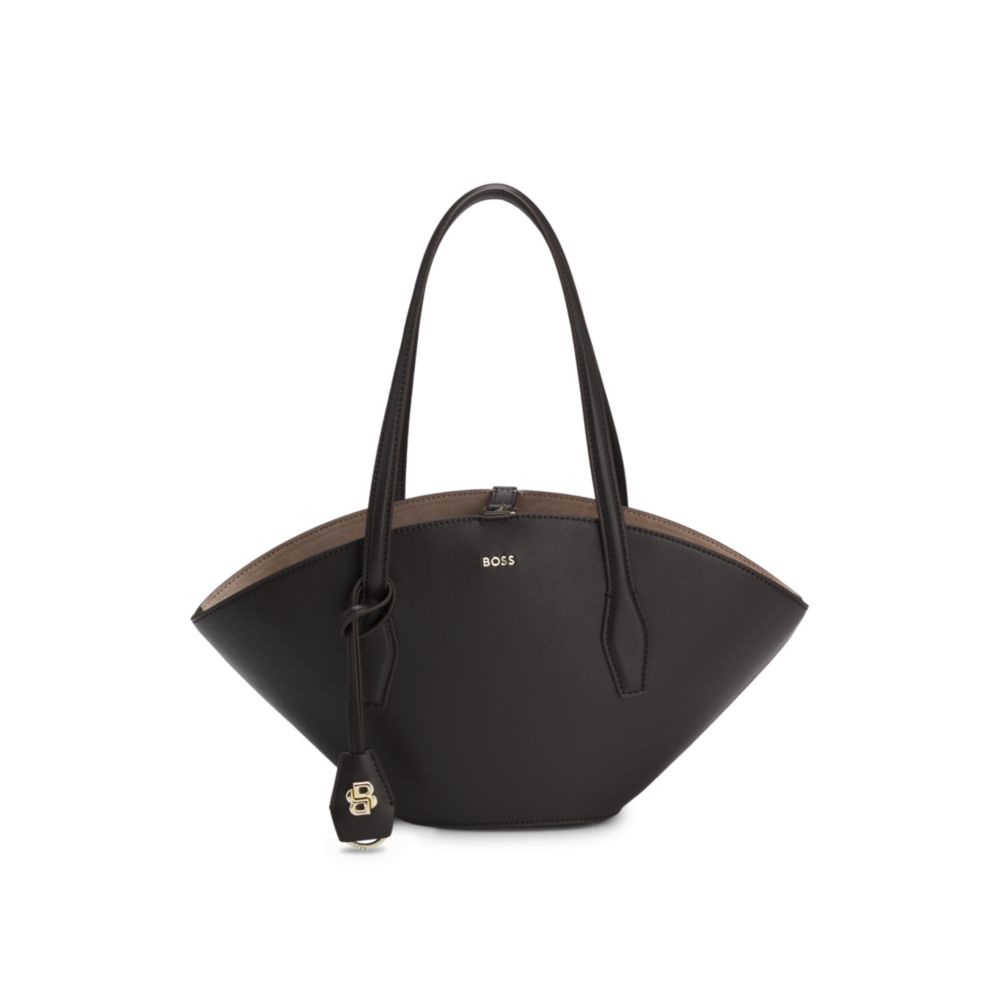 Tote bag with Double B monogram key ring