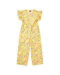 Tea Collection Flutter Sleeve Button Jumpsuit