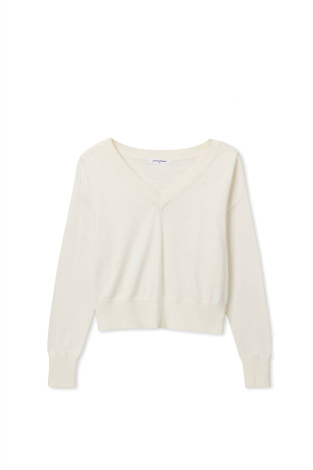 Georgina V-Neck Sweater In Sugar