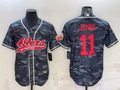 Men's San Francisco 49ers Brandon Aiyuk #11 Grey Camouflage Game Jersey1 Joint Edition