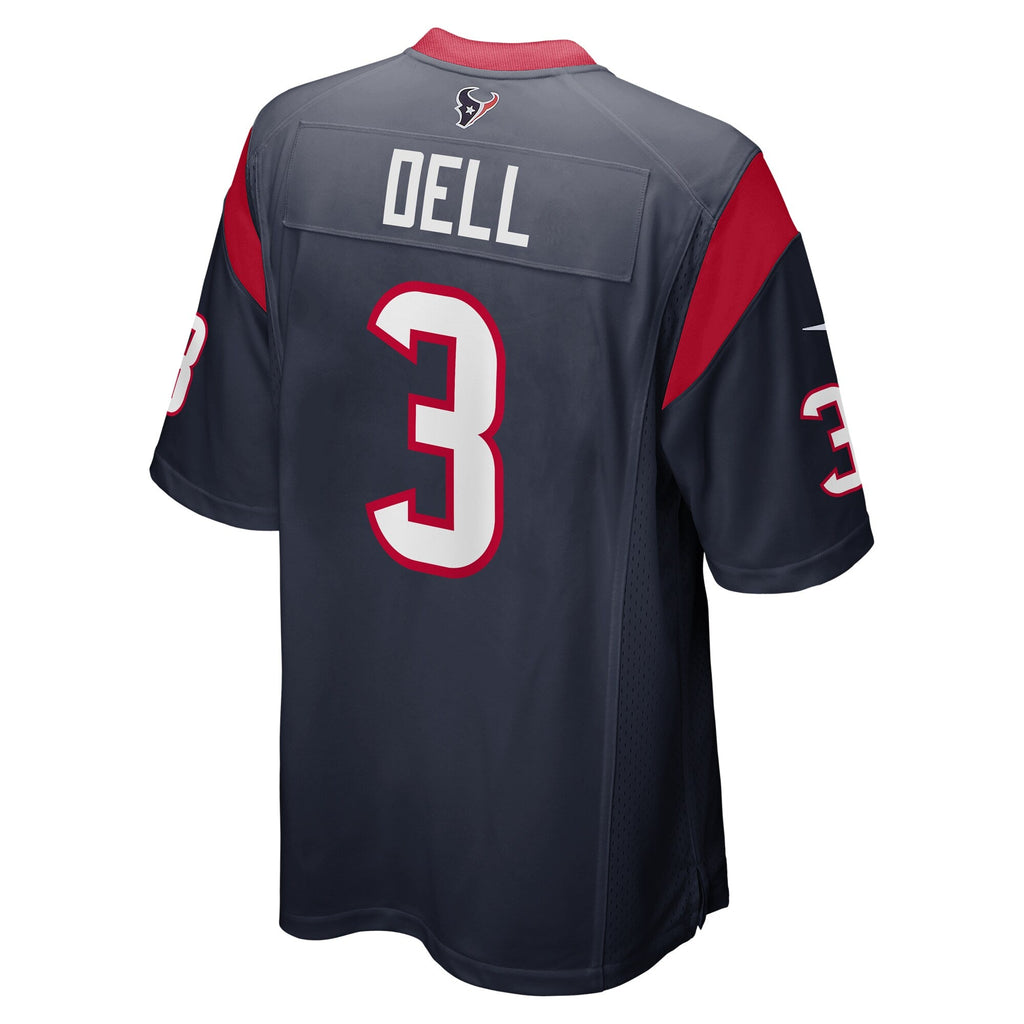 Houston Texans Tank Dell Navy Player Game Jersey