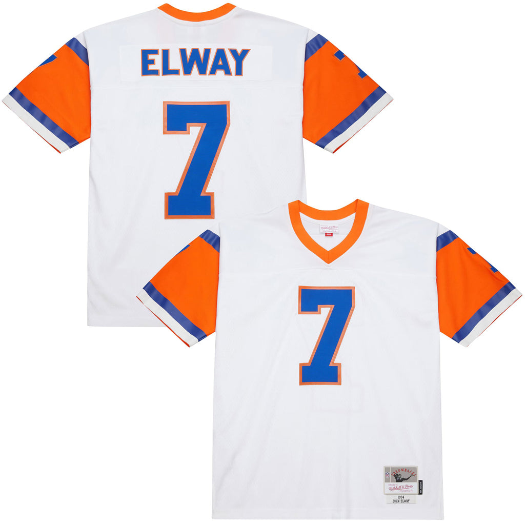 Denver Broncos John Elway Mitchell & Ness White 1994 Legacy Replica Jersey