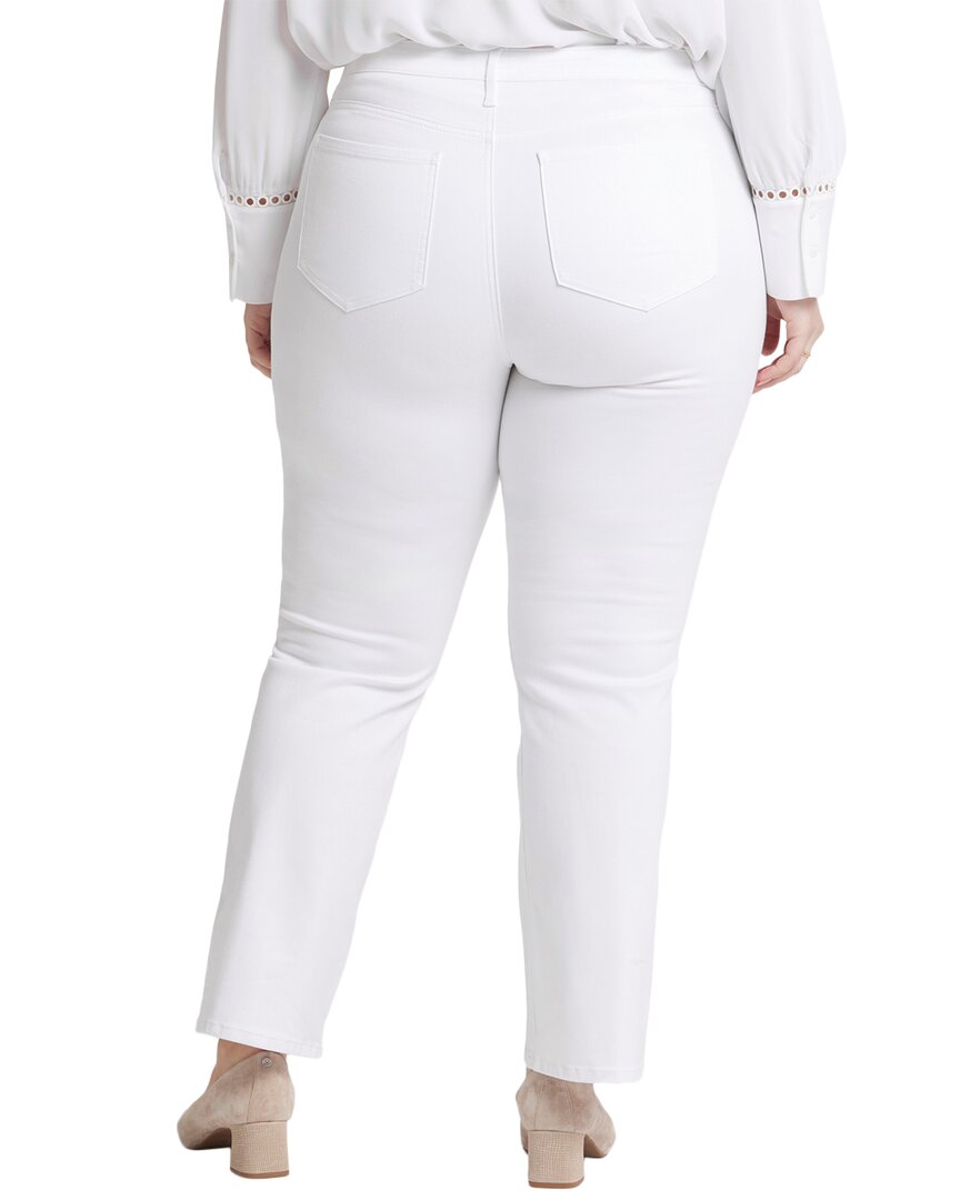 NYDJ Plus Barbara Optic White Bootcut Jean