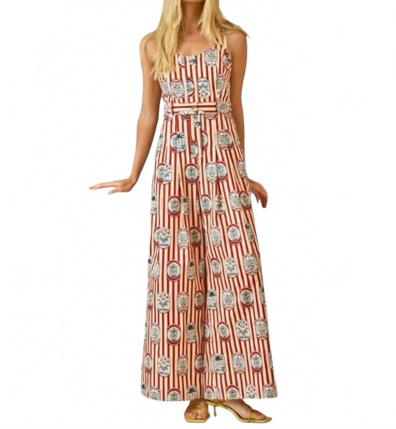 Sandy Jumpsuit In Mallet Club