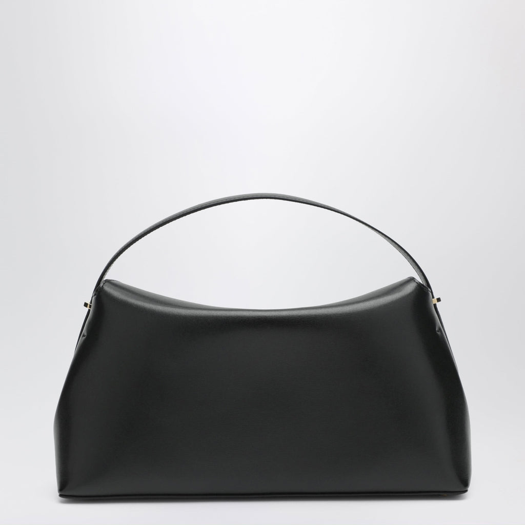 Toteme Black Leather T-Lock Bag Women