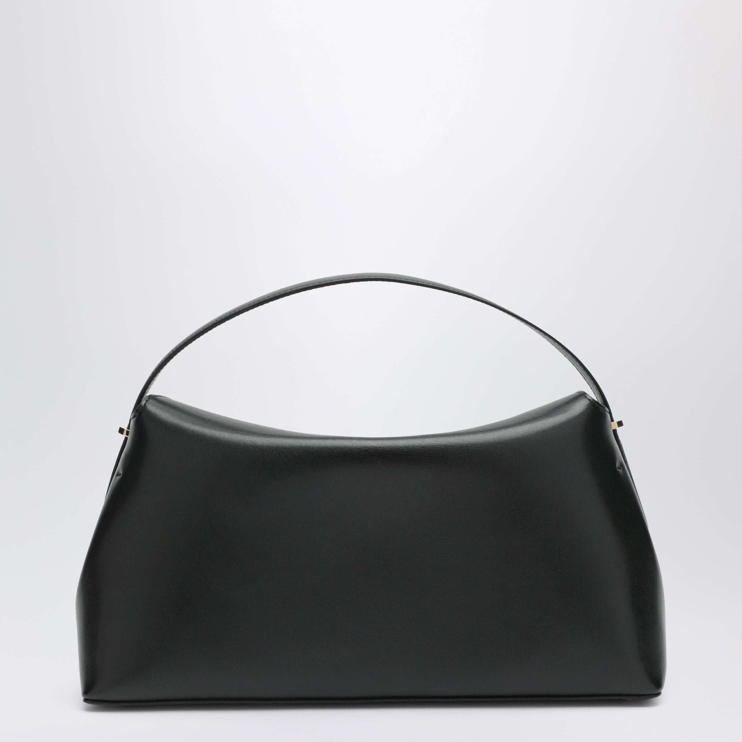 Toteme Black Leather T-Lock Bag Women