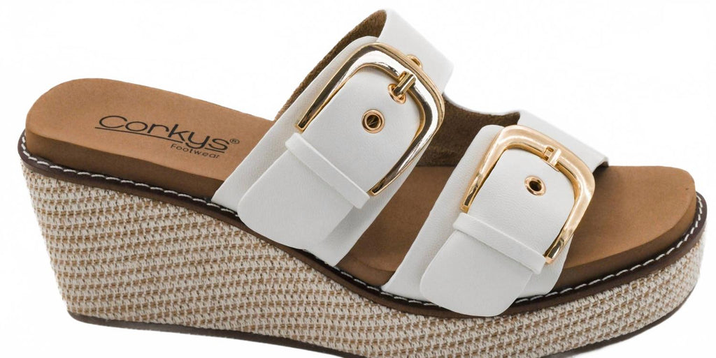 Women's Manifest Wedge Sandal In Ivory