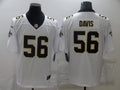Men's New Orleans Saints Demario Davis #56 White Game Jersey1