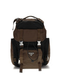 Prada Men Backpack In Re-Nylon And Leather