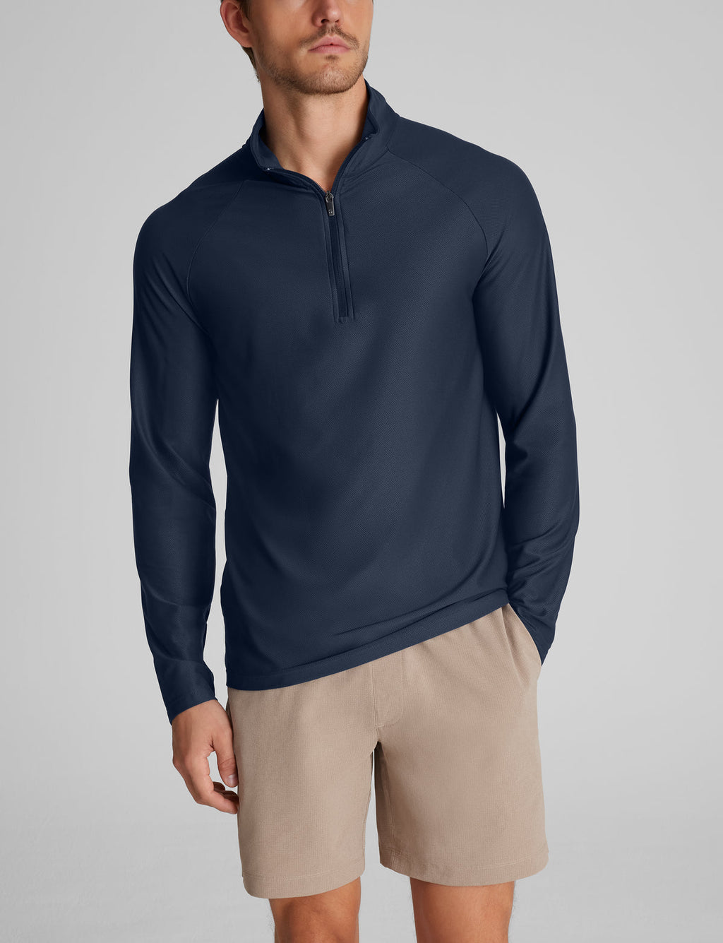 Men's Active Mesh Quarter Zip