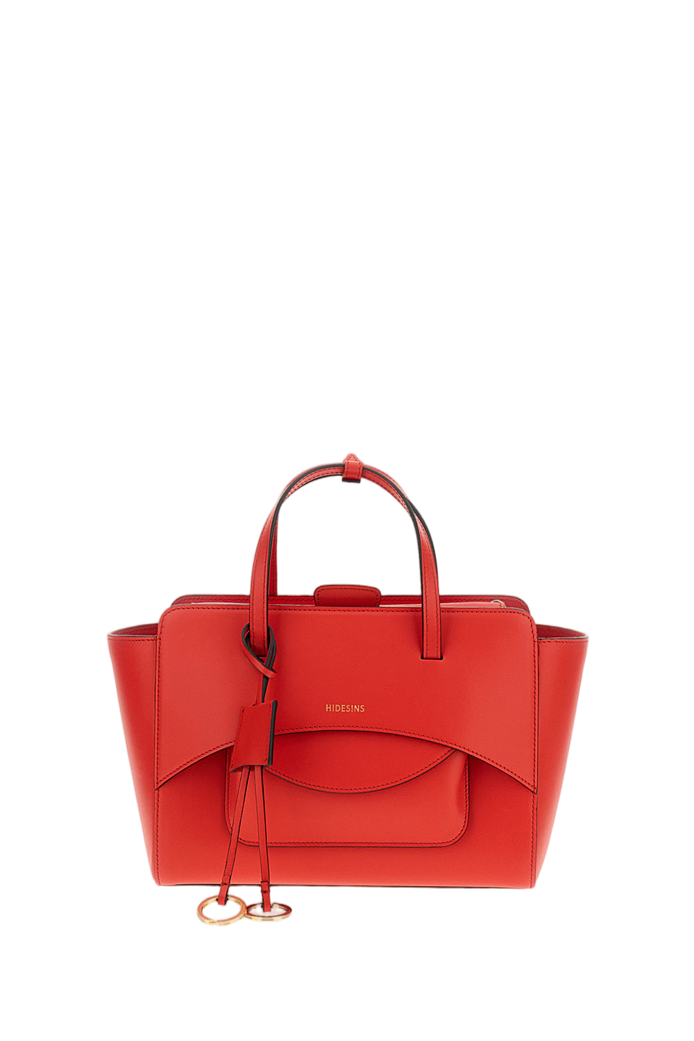Red Flap M Leather Crossbody Bag