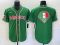 Men's 2023 World Baseball Classic Mexico Green Alternate Game jersey