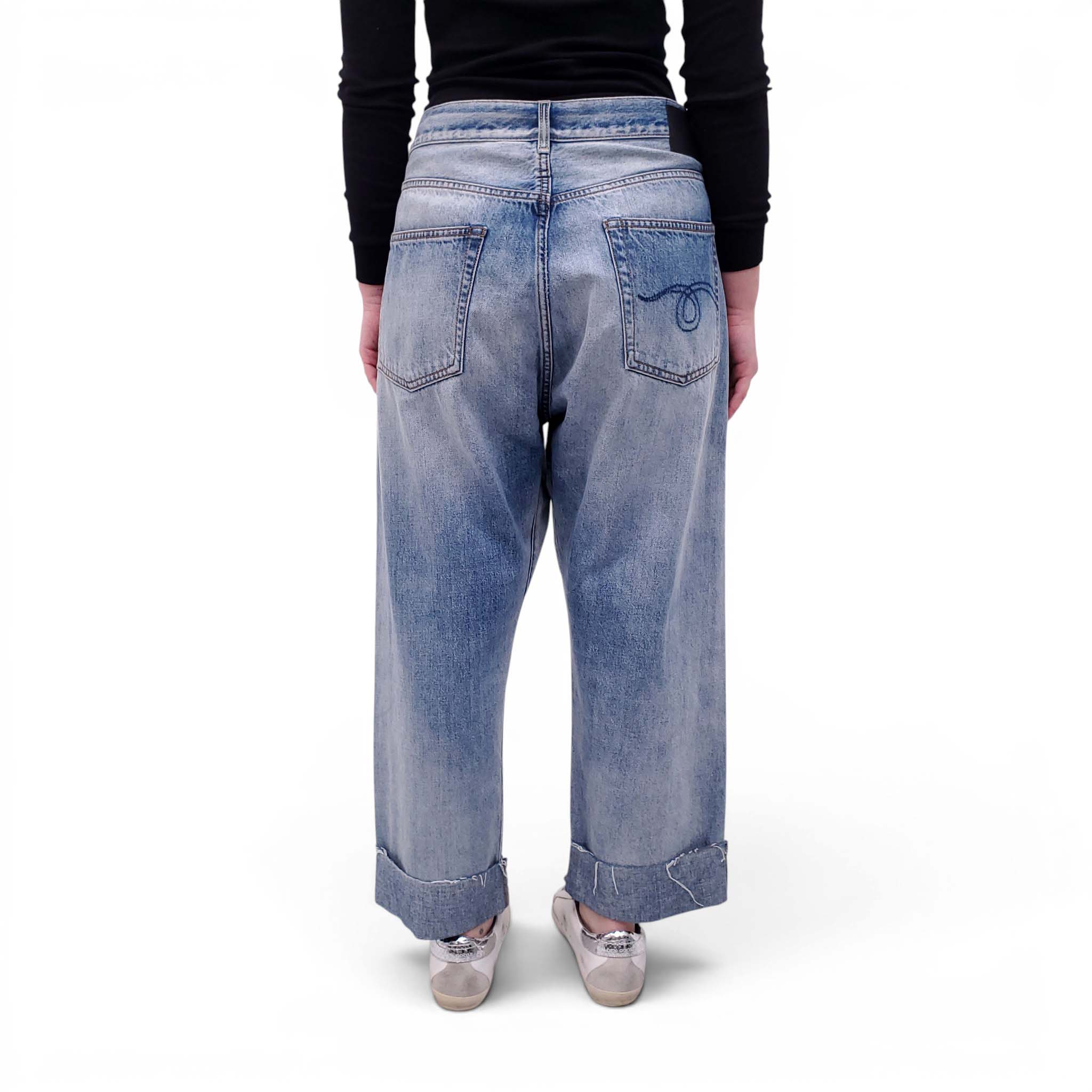R13 CROSSOVER JEANS - SIZE 28