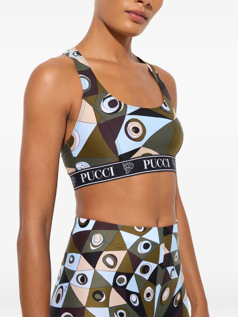 Pucci Women Reggiseno Sportivo In Stampa Occhi