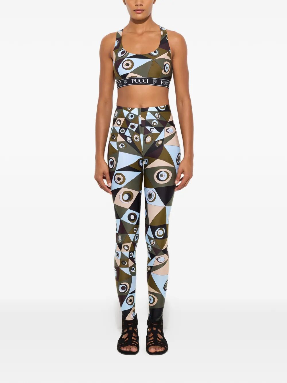 Pucci Women Reggiseno Sportivo In Stampa Occhi
