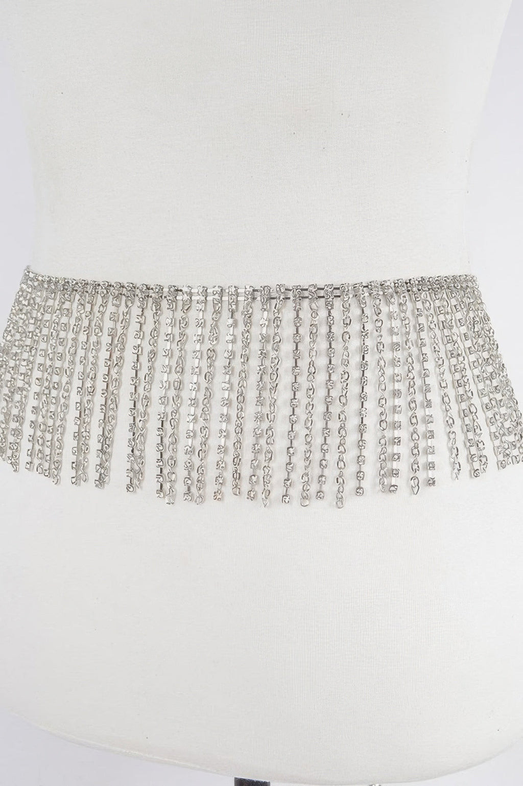 Rhinestone Curtain Belt