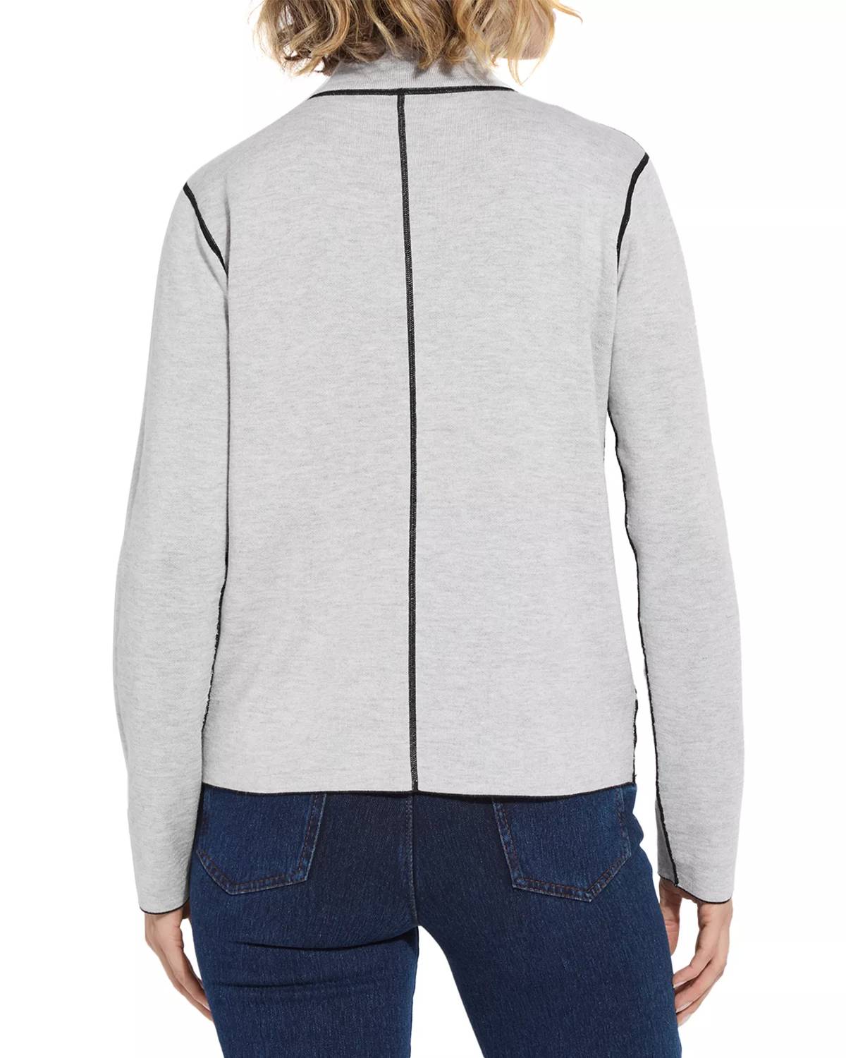 Reversible Cashmere Cardigan In Black